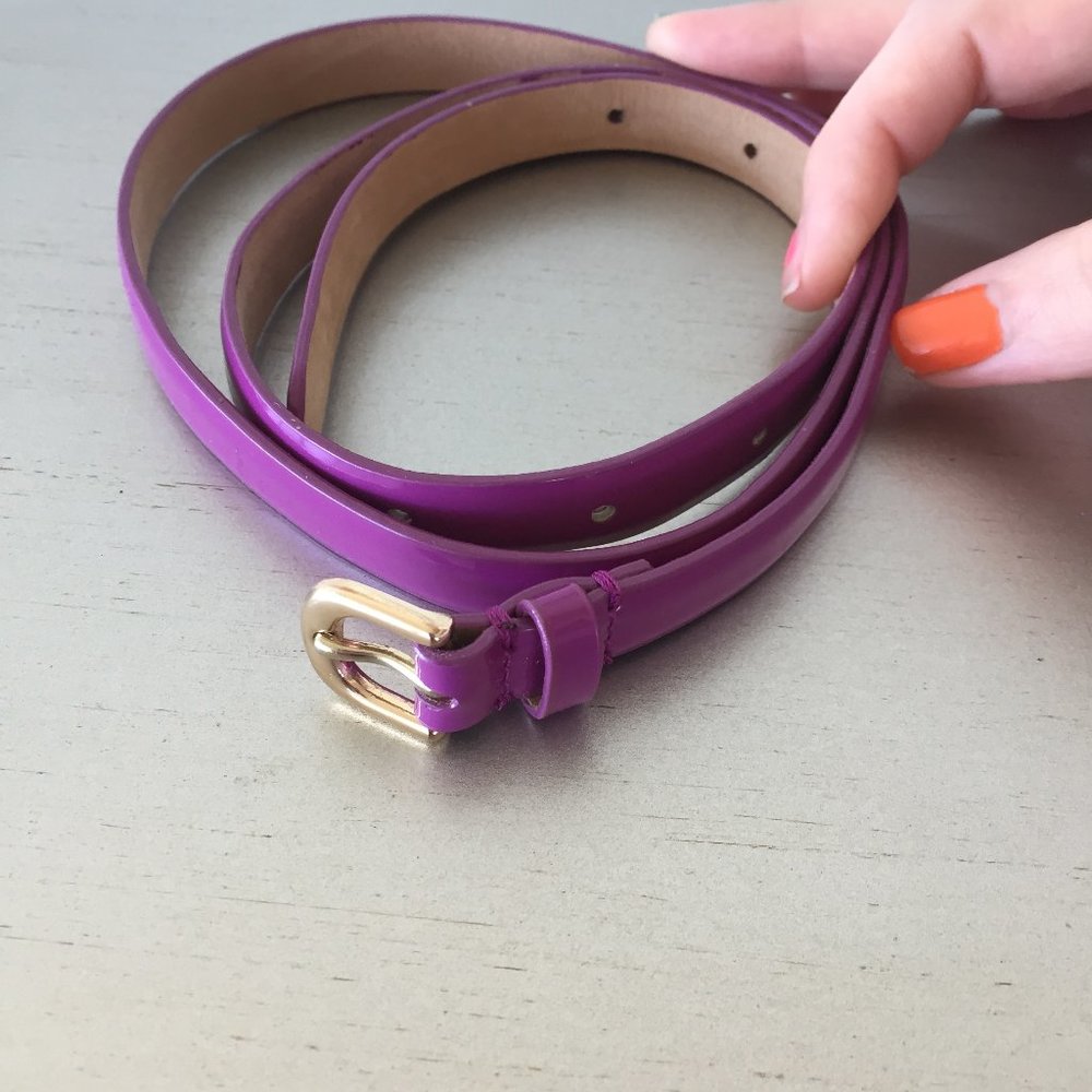 Purple J.Crew Belt